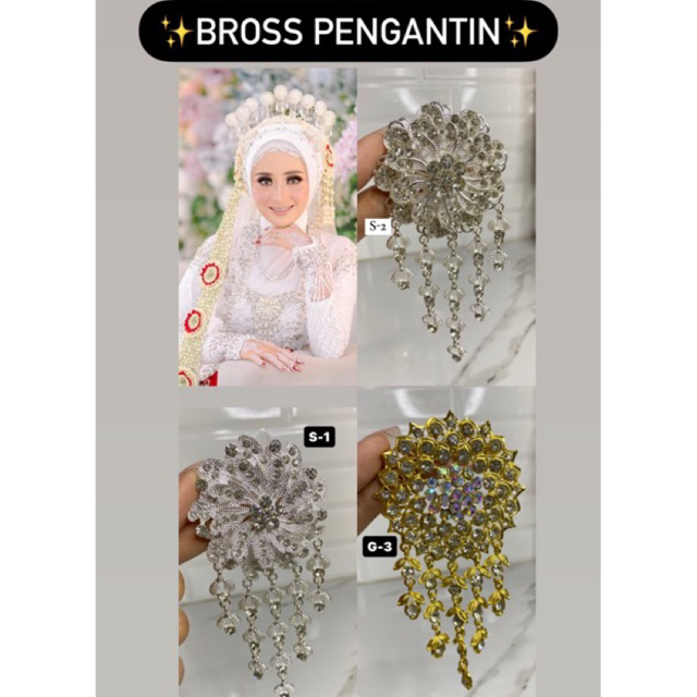 TREEA STORE Bross pengantin bross kebaya bross