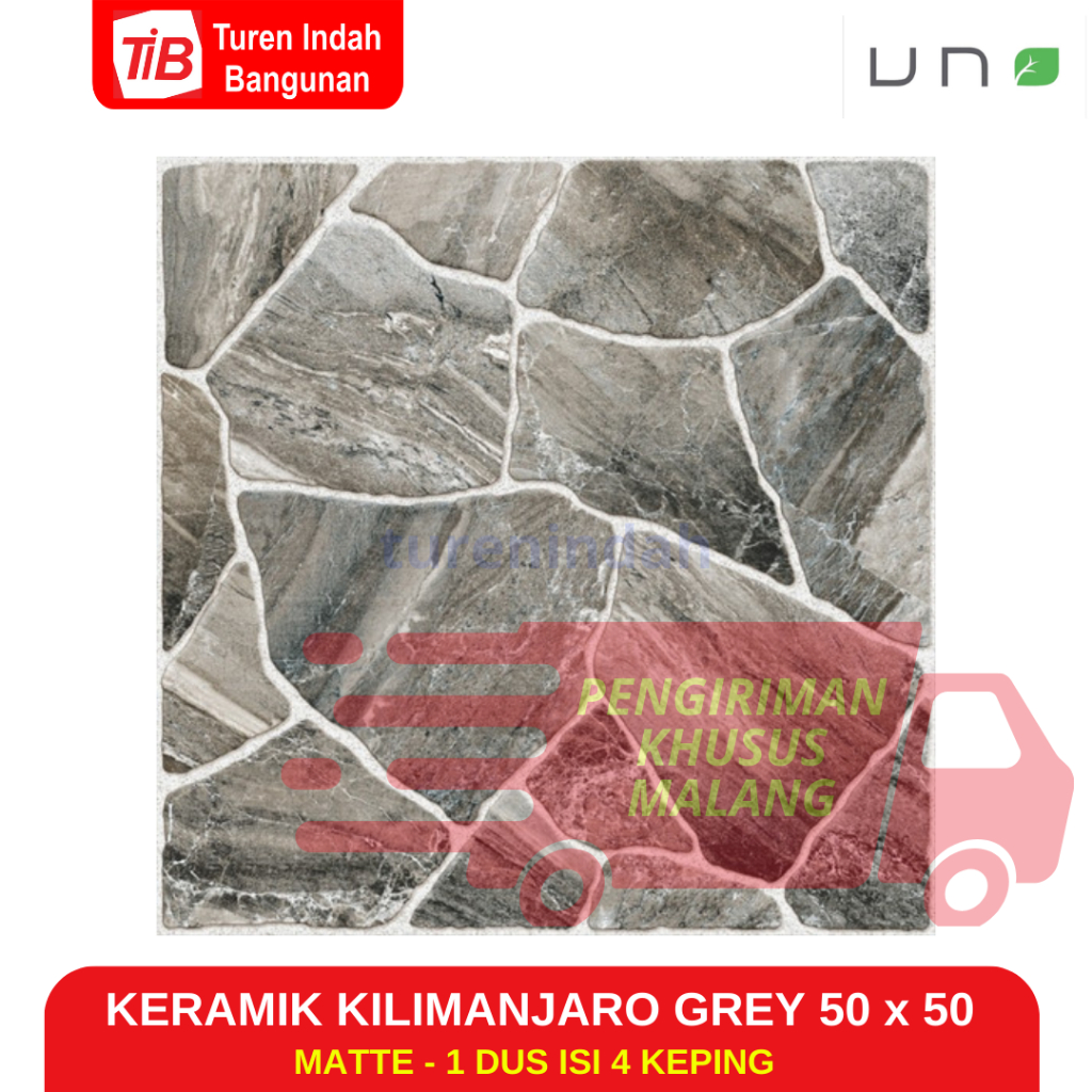 TIB - KERAMIK KALIMANJARO GREY 50 X 50 - KERAMIK GREY - KERAMIK UKURAN 50 X 50 - KERAMIK 50 X 50 - K