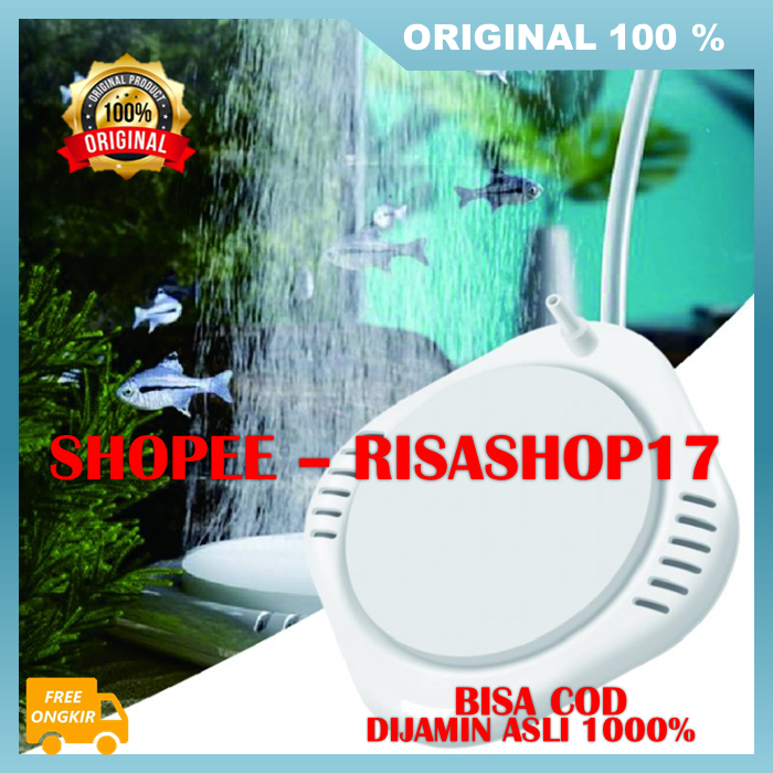 Nano Aerator Aquarium Bubble Maker Alat Pembuat Gelembung Halus Aquarium Batu Gelembung Aerator Teka