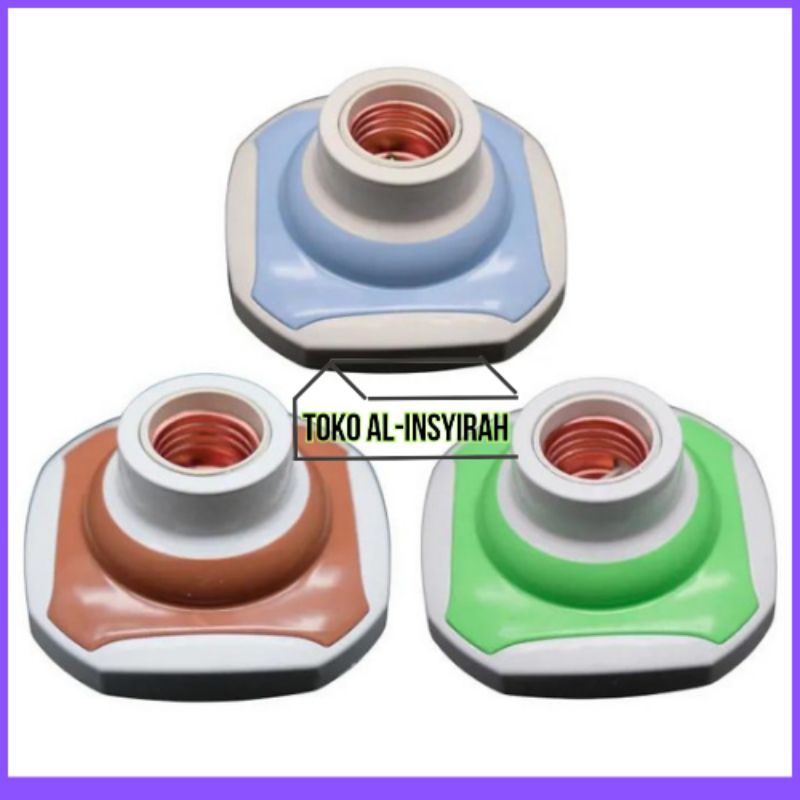 FITTING LAMPU PLAFON WARNA / FITINGAN LAMPU LED DEXTA (SNI)