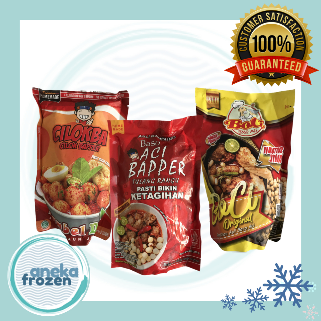 Baso Aci bapper tulang rangu / cilokba / cilokba jeruk / seblak / BOCI Instan aneka frozen malang