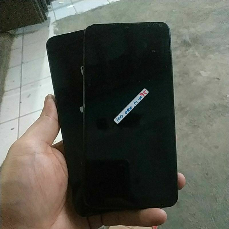 lcd bekas xiaomi redmi 7 minus touchscreen frame oke