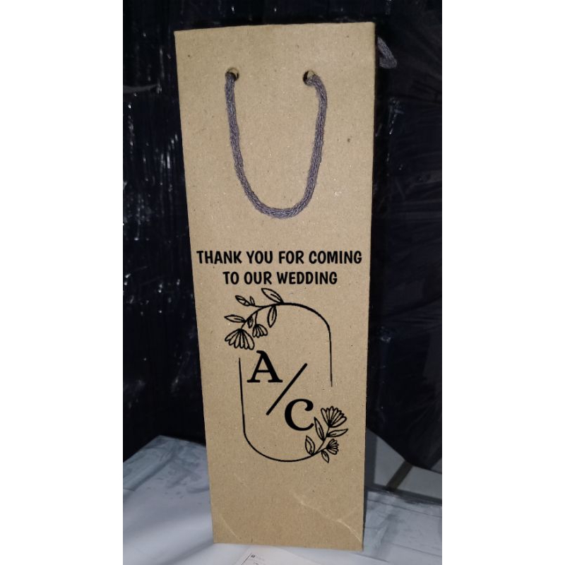 

Paper bag 1 liter 9 x 9 x 30 sablon