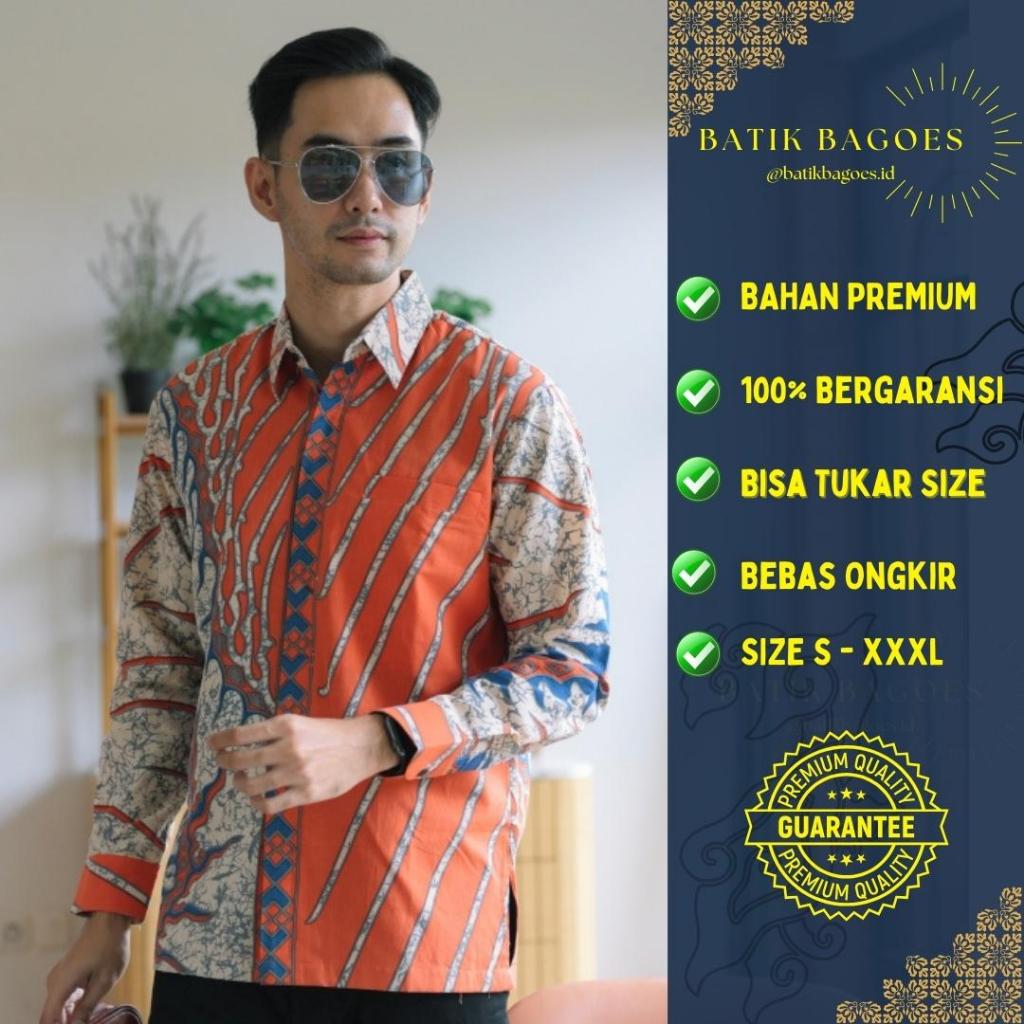 Batik solo lengan panjang premium batik modern kekinian