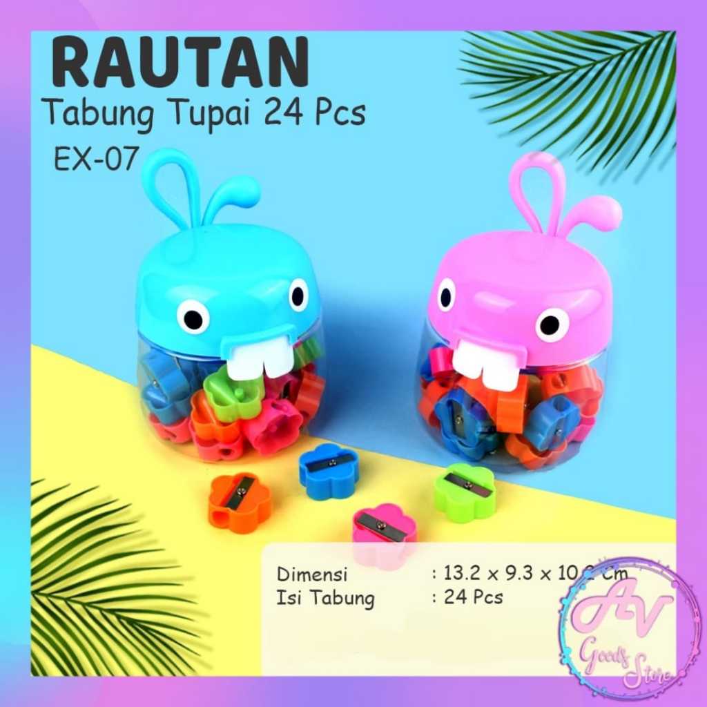 

RAUTAN TABUNG TUPAI EX07 isi 24pcs / 1Toples Rautan Tupai Lucu Murah