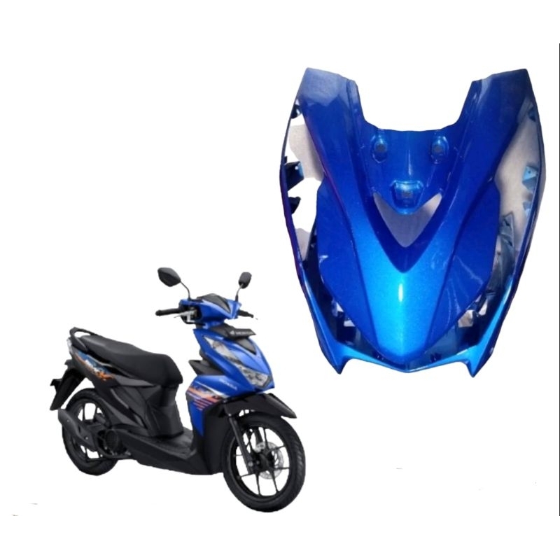 Tameng BEAT LED DELUXE NEW 2020-2023 Warna biru