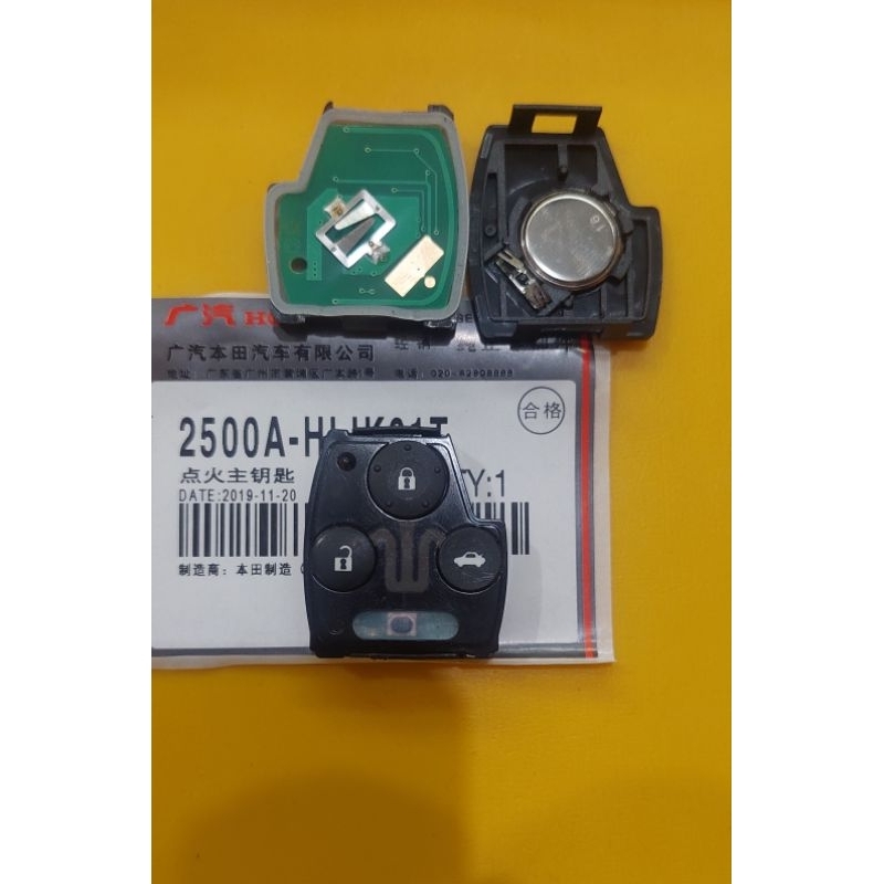transmiter pcb mesin remote Honda accord CM 5 CRV gen2