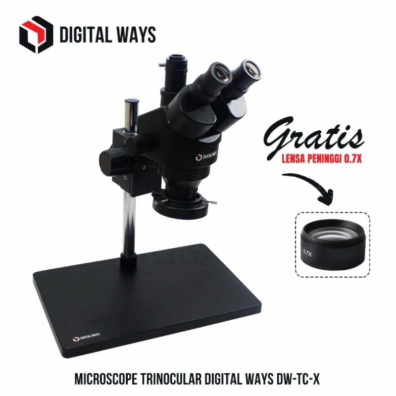 digital ways microscope trinocular (second)