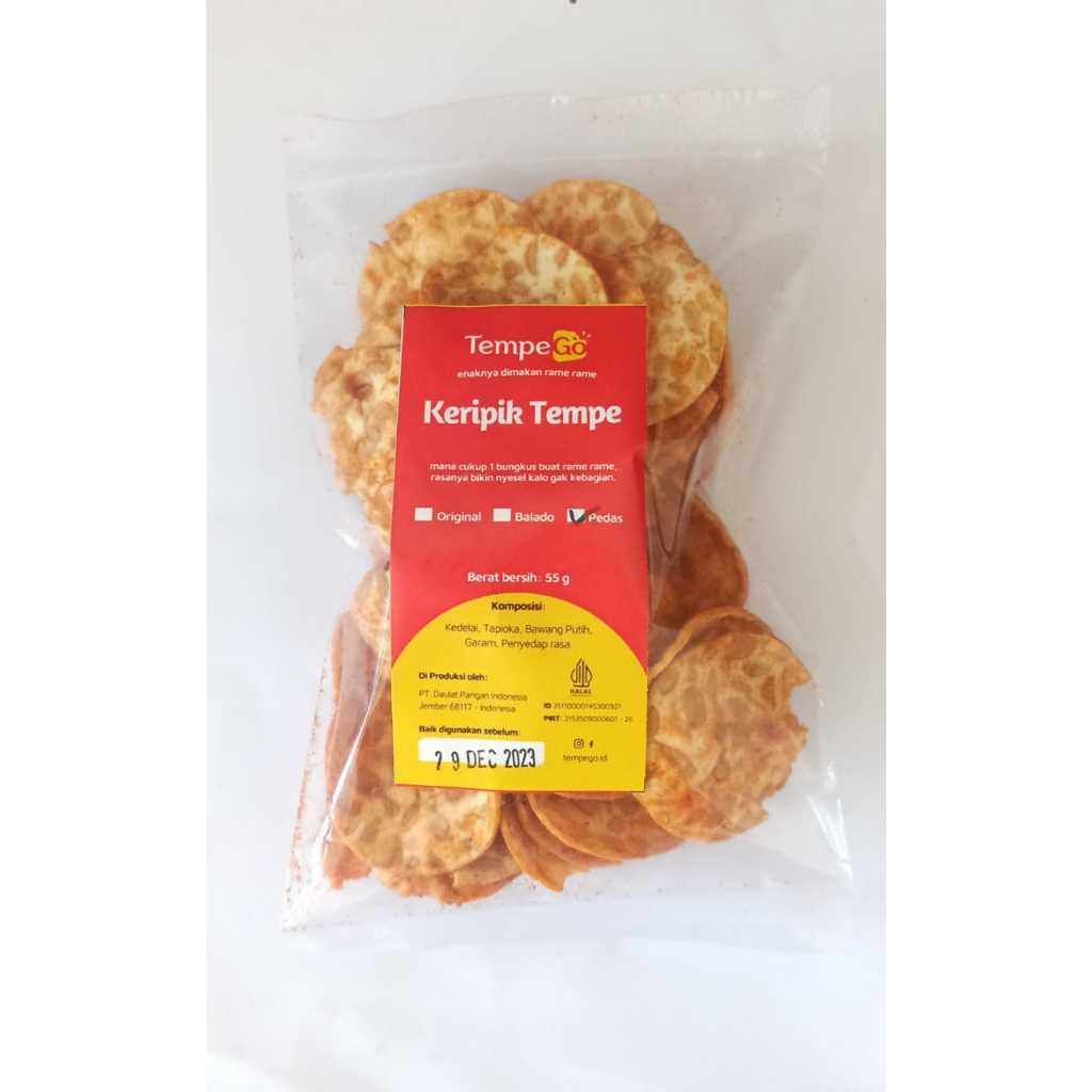 

KERIPIK TEMPE 5 RIBUAN /55 GRAM