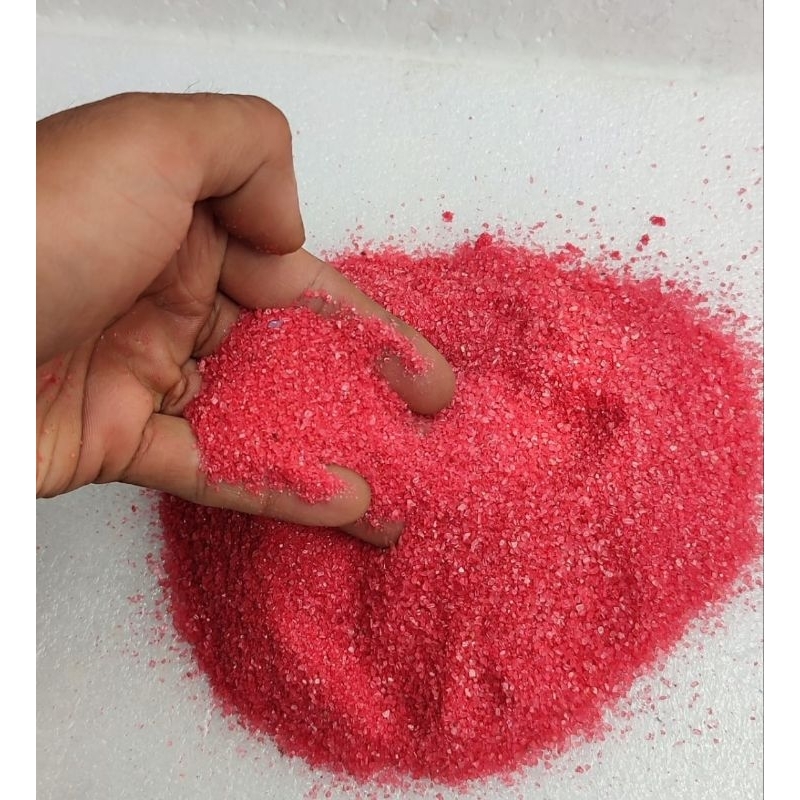 pasir silika merah halus aquarium 500 gram