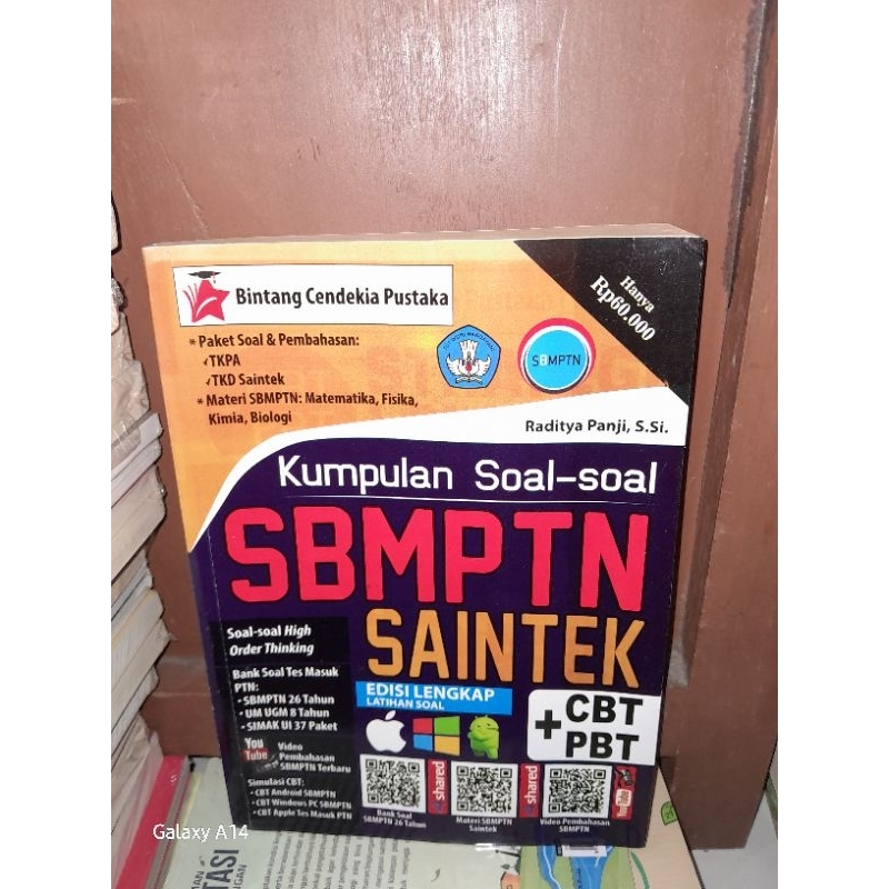 BUKU KUMPULAN SOAL-SOAL SBMPTN SAINTEK edisi lengkap latihan soal