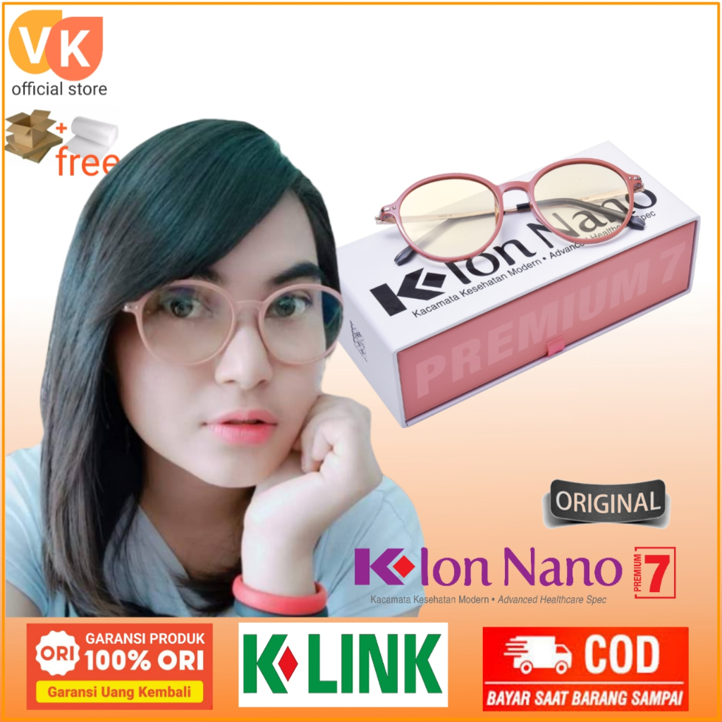 KACAMATA KESEHATAN ION NANO 7 ORIGINAL TERAPI MATA PLUS MINUS KATARAK