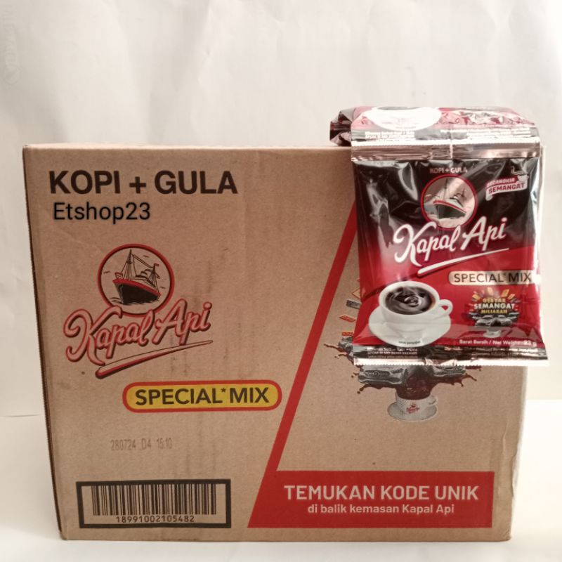 

[Dus]Kopi Kapal api Spesial mix 1 dus isi 12 renceng×10bks×23gr