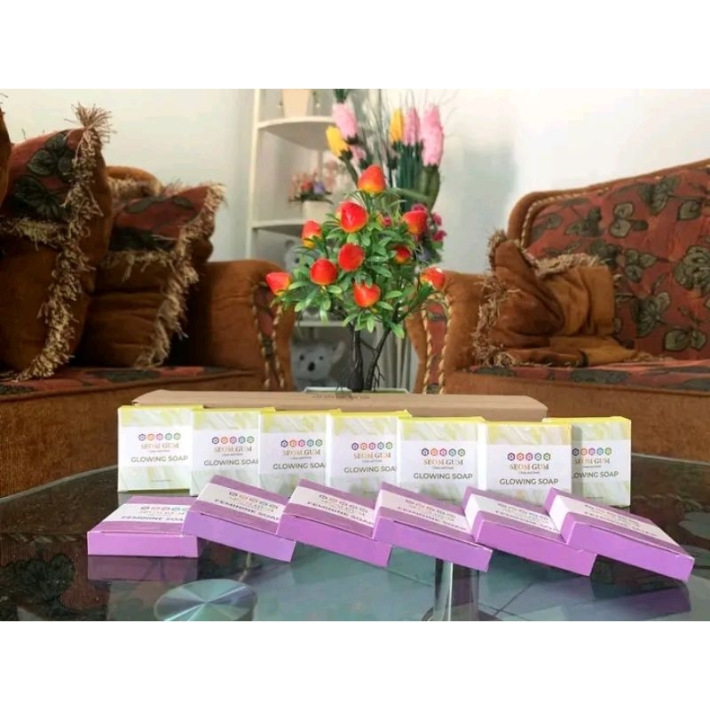 seom gum glowing soap ,seom gum feminime soap