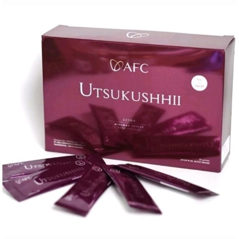 UTSUKUSHII Gold Produk AFC Japan isi 28 sach Ori