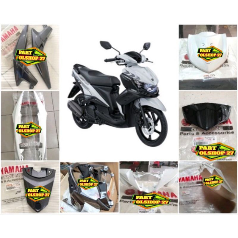 PAKET FULL SET BODY HALUS YAMAHA XEON GT 125 PUTIH ASLI ORIGINAL YAMAHA