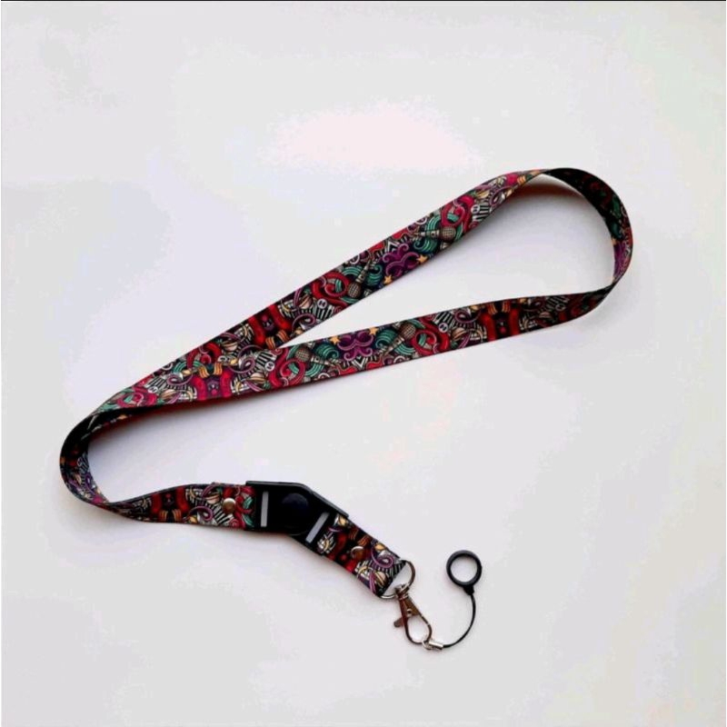 

Lanyard Gantungan Id Card Handphone Motip Dodle Merah