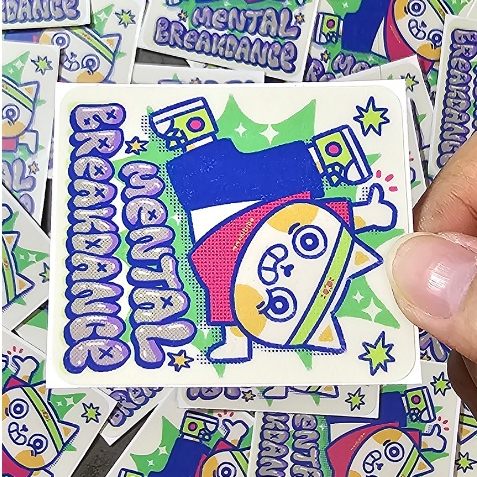 

Mental Breakdance Sticker