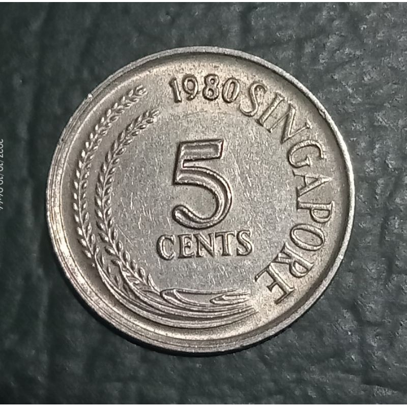 5 cent Singapura THN random 1970-1980