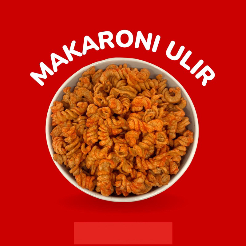 

MAKARONI ULIR - JAJAN CAMILAN /ORIGINAL/PEDAS/BALADO/BBQ/KEJU/MIX PEDAS