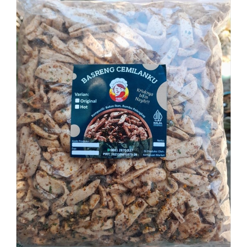 

1Kg Basreng Viral pedas daun jeruk