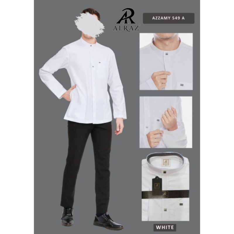 Koko alraz putih Dewasa, Koko alraz putih, Kamko Alraz, Kemeja Koko alraz