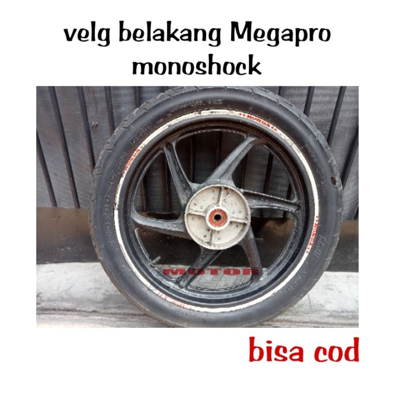 Velg velek veleg velk belakang Megapro monoshock monosok monoshok CB 150r set ban velg depan karisma