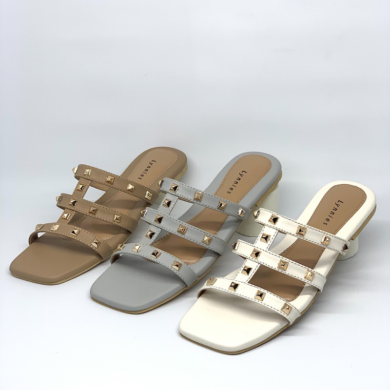 Sandal Wanita Teplek Fiona pyramid