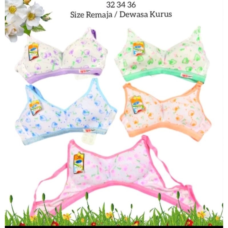 Bh Bra Sport Remaja Perempuan Cewek Wanita Mifta size 32 34 36 Remaja Murah Busa tipis