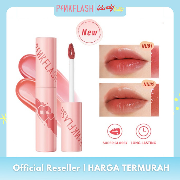 Pinkflash Watery Glam Lipgloss | Lipbalm Pinkflash | Lipgloss Watery Pinkflash