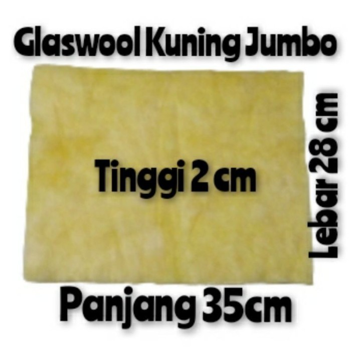 GLASWOOL GLASWOL GASBUL GASSWOOL KUNING PEREDAM KNALPOT ANTI PANAS