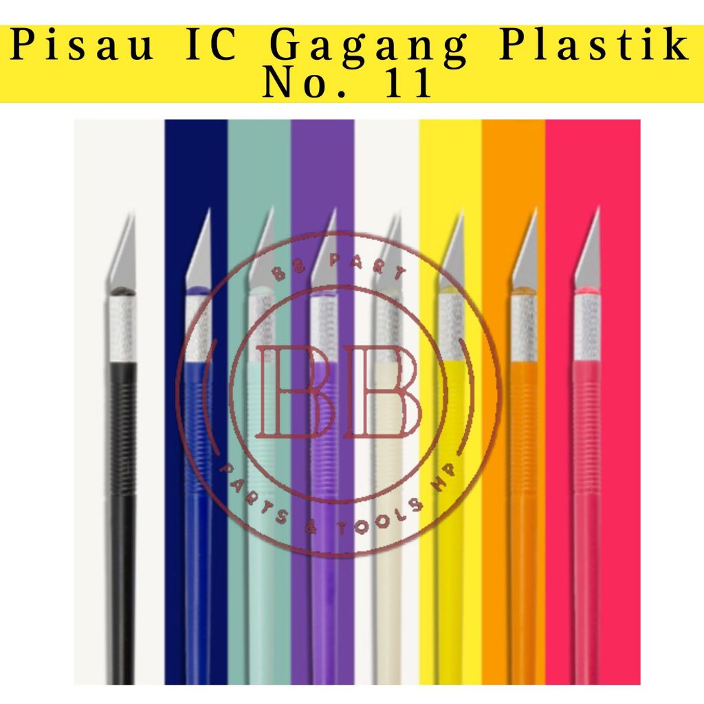

Cutter Pisau Servis IC Gagang Plastik No 11 Ukir Precision Knife