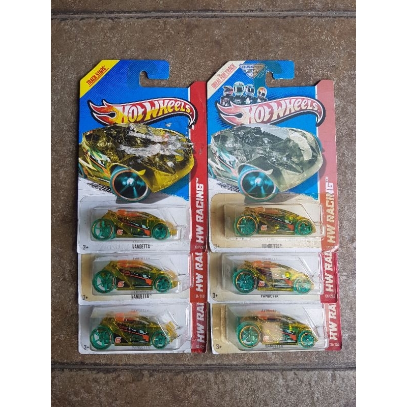 Hotwheels Vandetta Kuning 2013 Jago Balap
