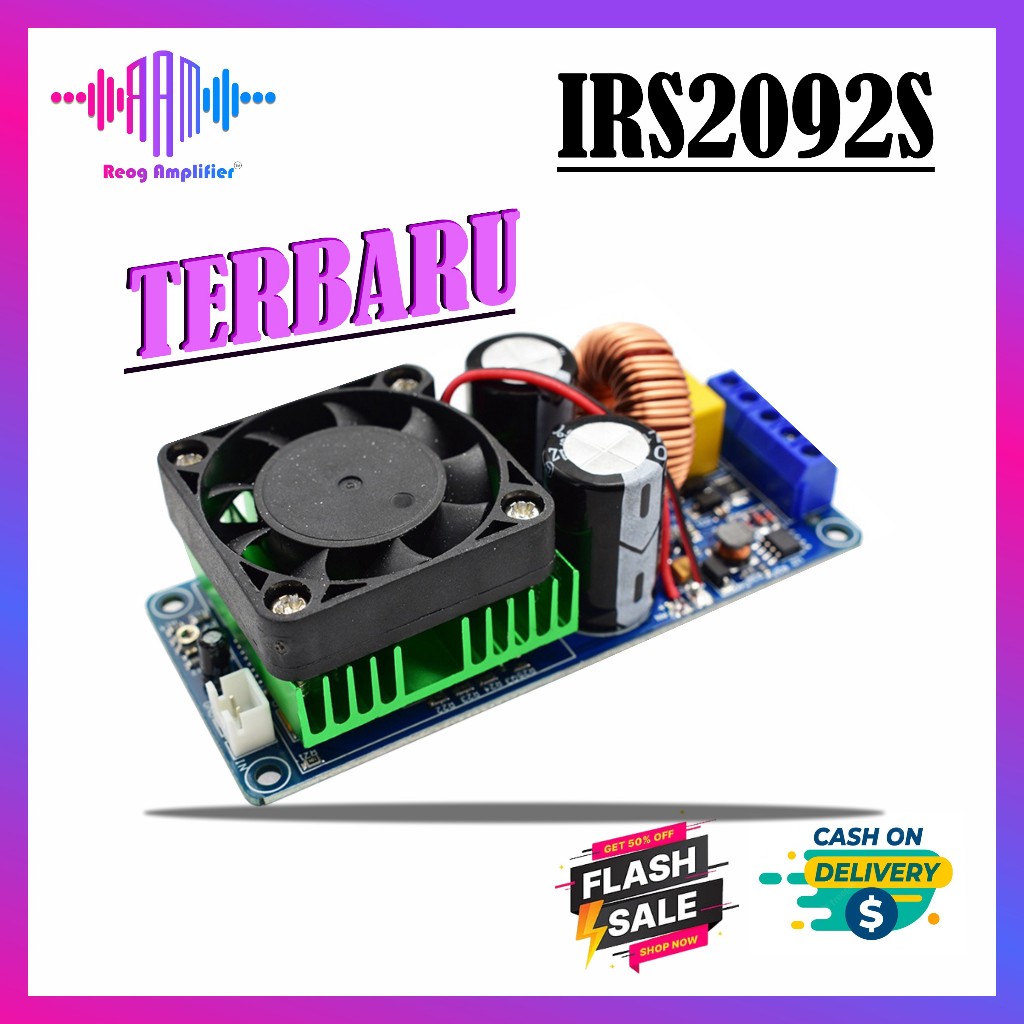 TERBARU IRS2092S Papan Amplifier Hifi Digital High Power 500W Class D Mono Super LM3886