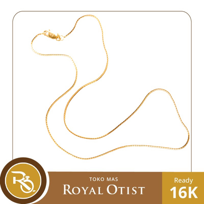 Kalung Emas Rantai Italy Santa 16 K