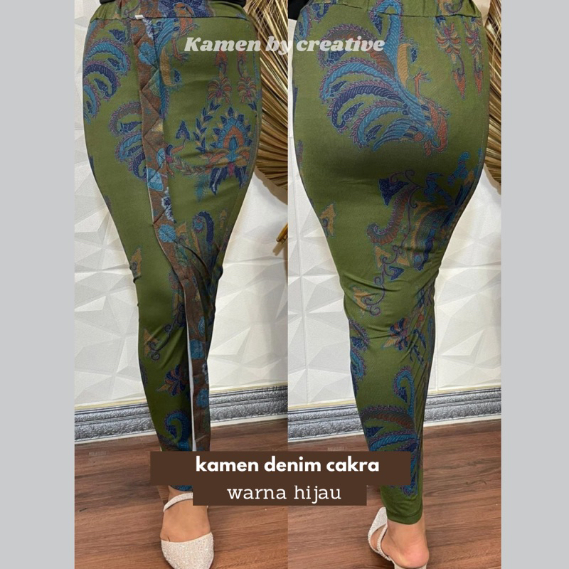 Kamen Denim Cakra Creative / Kamen Jadi / Pakaian Adat Bali