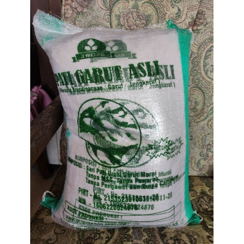 Tepung Pati Garut 3 Welas Tepung Jengkerut Asli  1 Kg