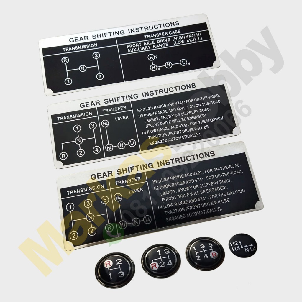 Emblem Landcruiser FJ40 BJ40 Hardtop Set