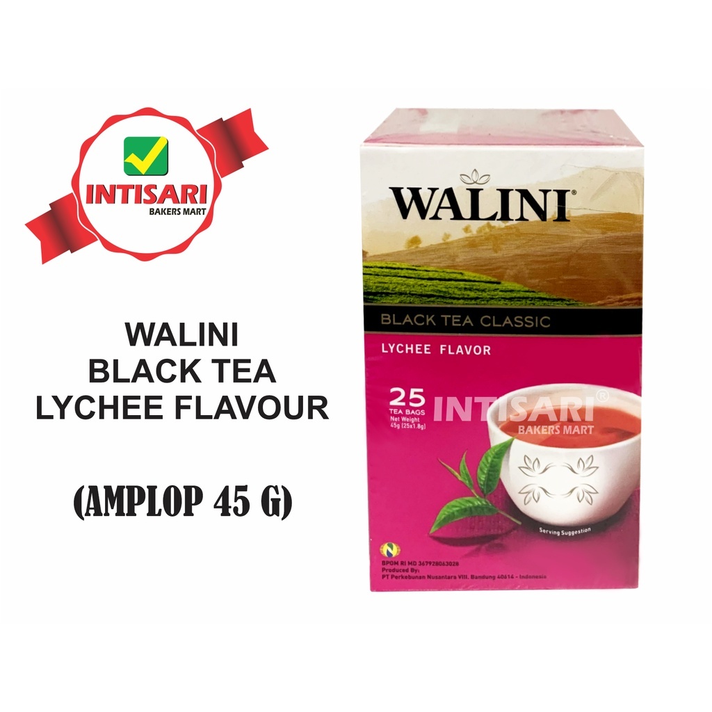 

WALINI BLACK TEA 45 G (KEMASAM AMPLOP)