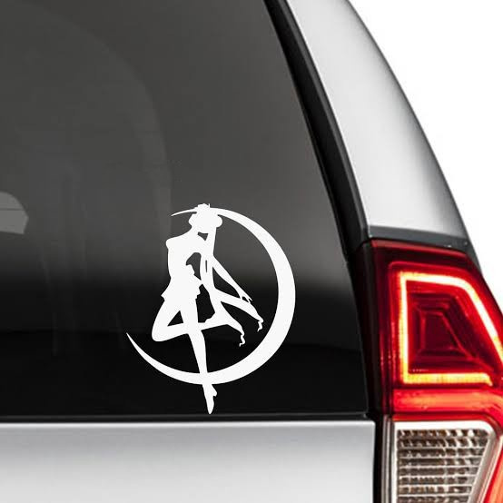 2560 stiker kaca mobil cutting sticker sailor moon tinggi 20cm stiker mobil keren lucu murah