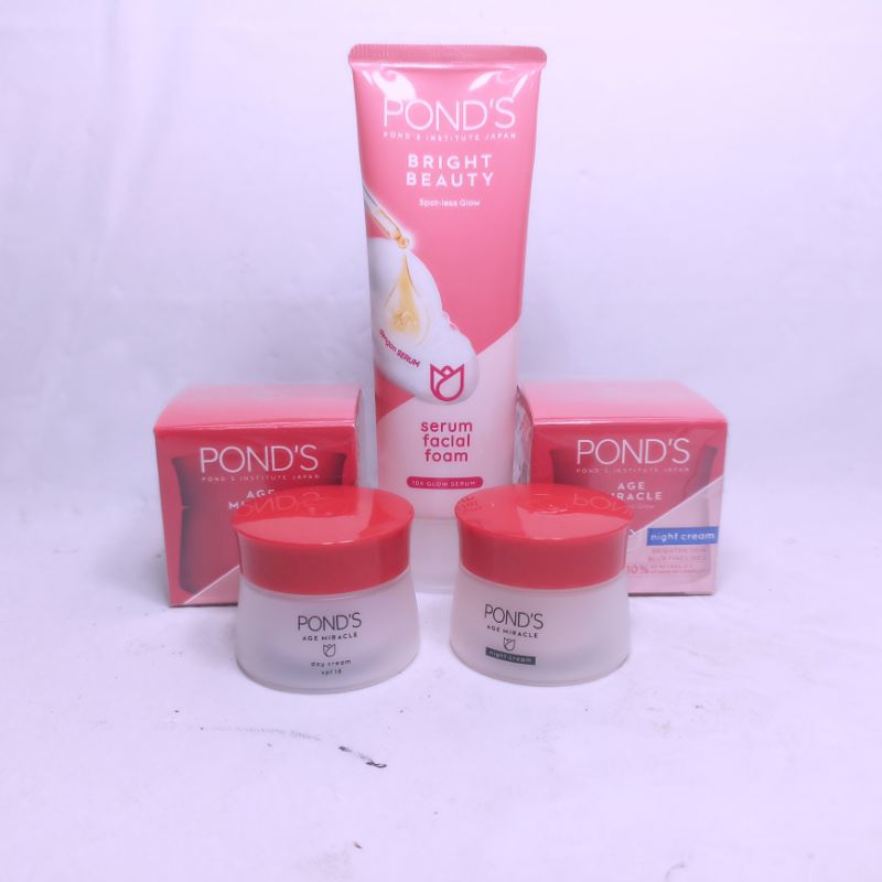 PAKET CREAM AGE MIRACLE+FACIAL FOAM