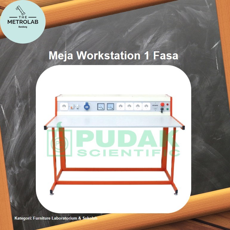 Meja Workstation 1 Fasa