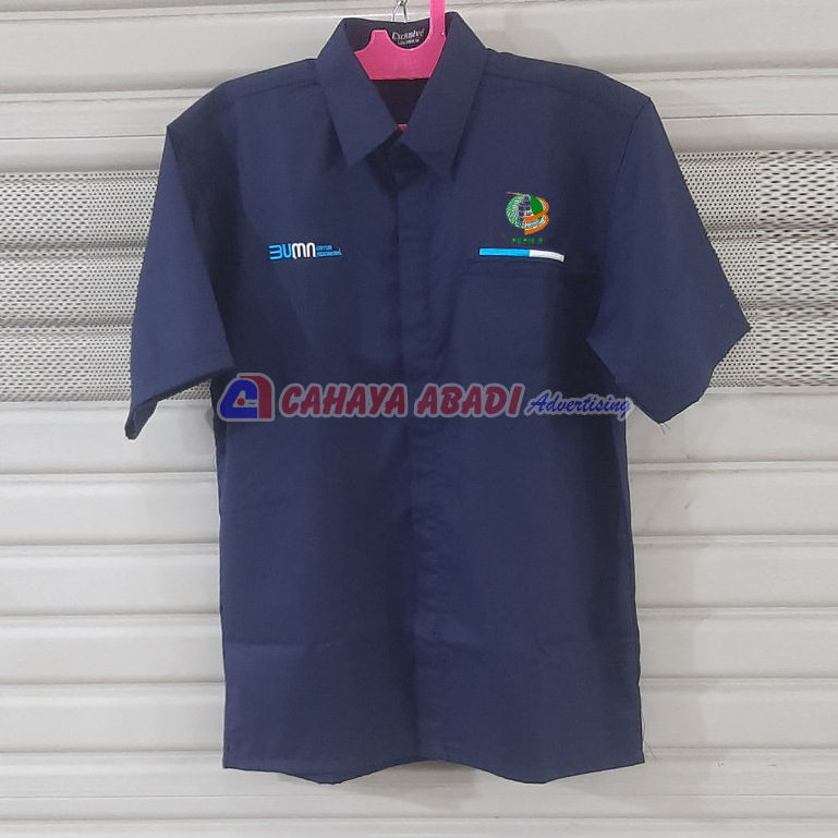 Kemeja BUMN PTPN 3 Seragam BUMN PTPN 3 Navy