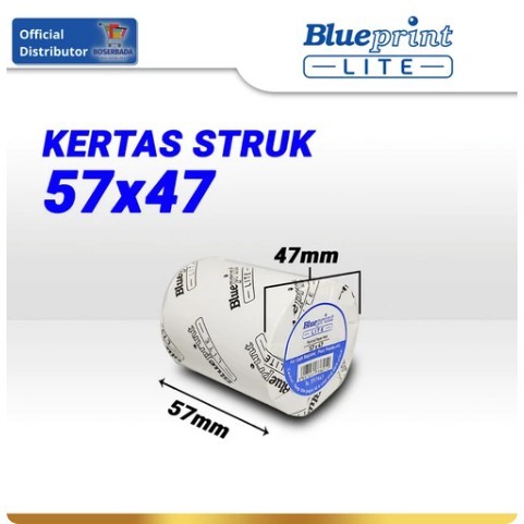 

BLUEPRINT LITE - Kertas Struk Thermal Paper 57x47 mm/10 PCS