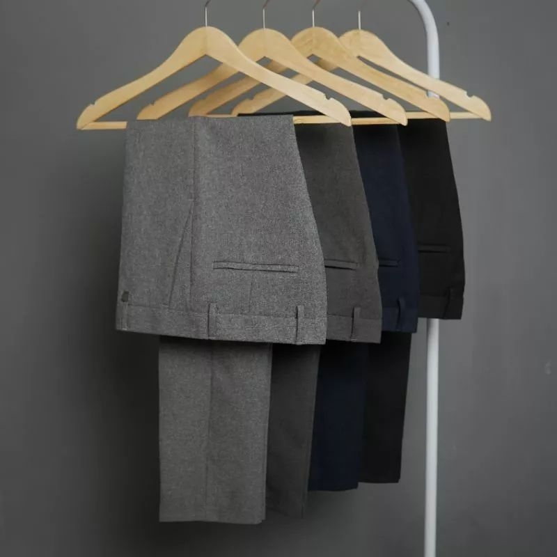 CELANA KANTOR FORMAL PRIA SLIMFIT BAHAN DASAR KAIN WOL