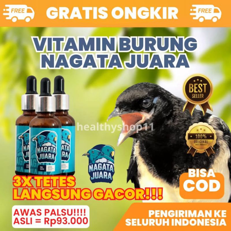 Nagata Juara Vitamin Burung Original