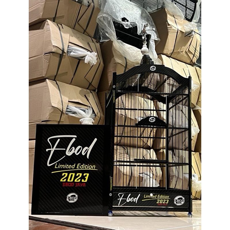 Sangkar Kotak Decal Ebod 3D No 2/ Kandang Kotak Ebod No 2 (RUJI VIBER)