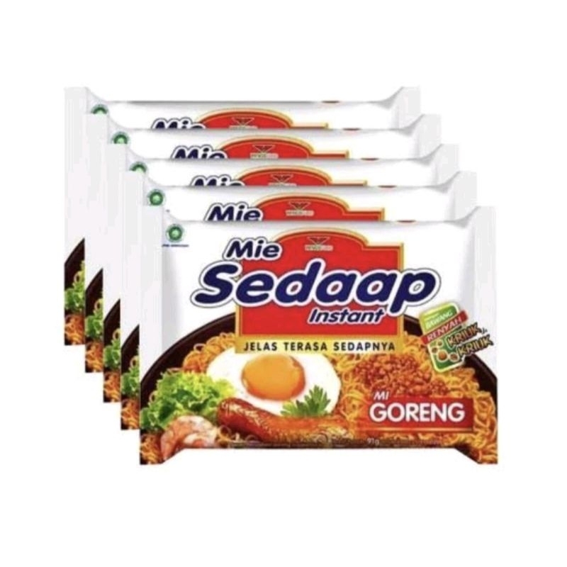 

Sedaap Goreng/Soto/Kare/Korean Spicy 90g×5 Pcs