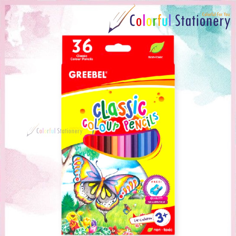 

Pensil Warna Greebel Panjang Classic 36 Warna