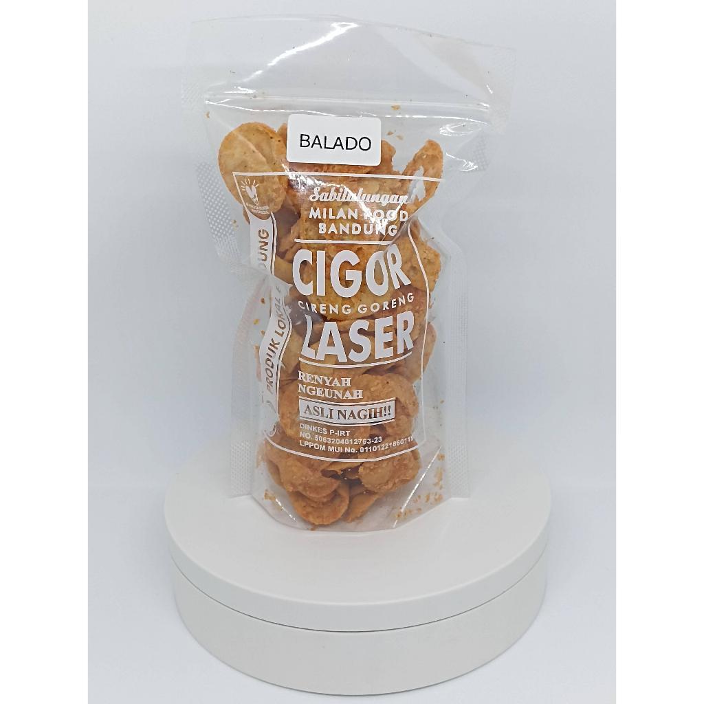 

Cigor Laser Makanan Ringan Keju Pizza Balado Seblak 90gr